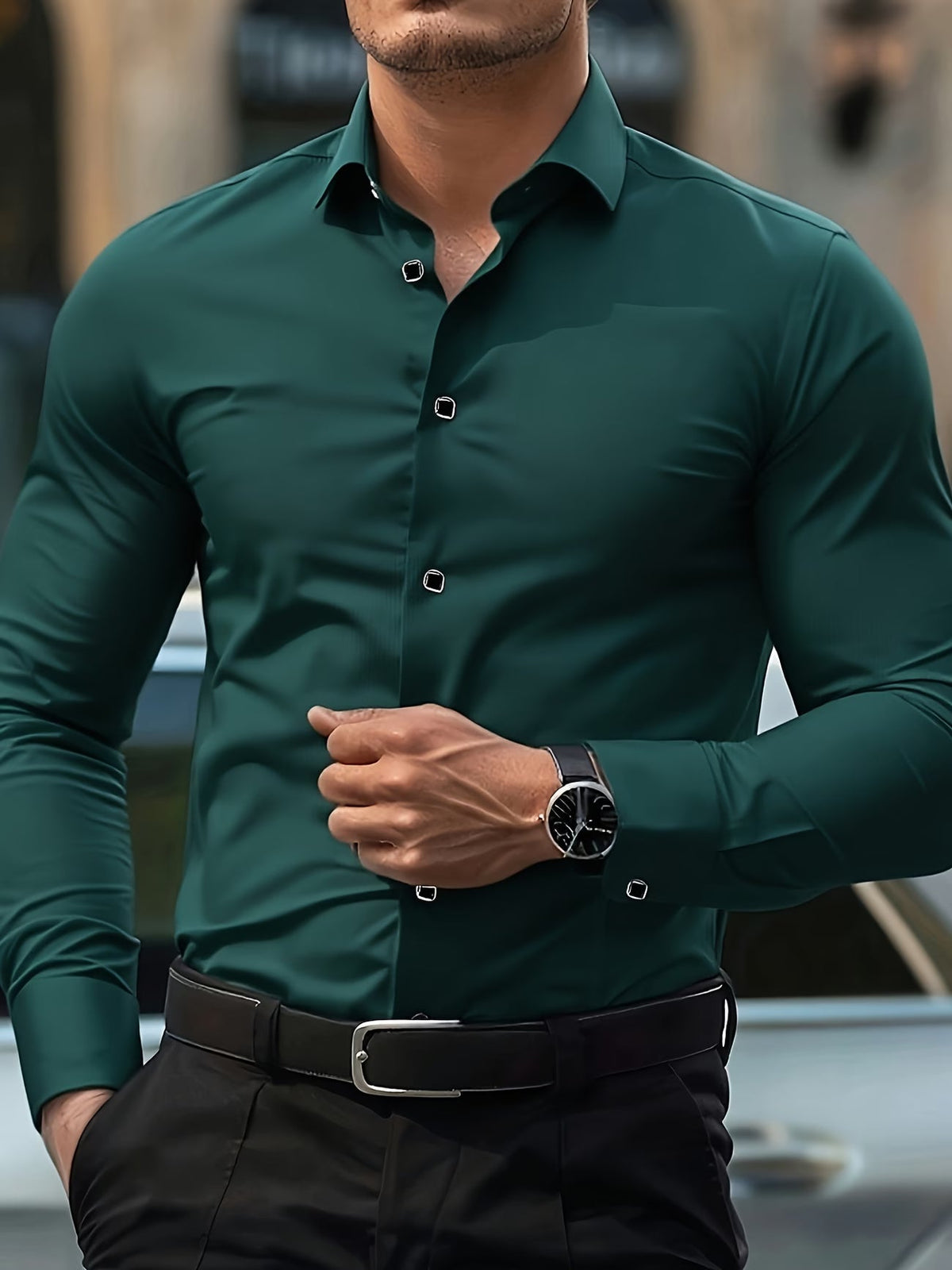 Men’s Classic Long-Sleeve Shirt