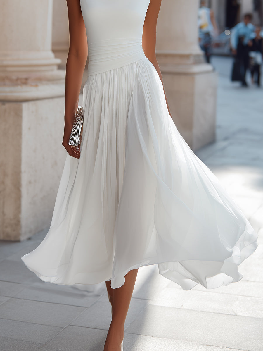 Women’s Pleated Midi Dress