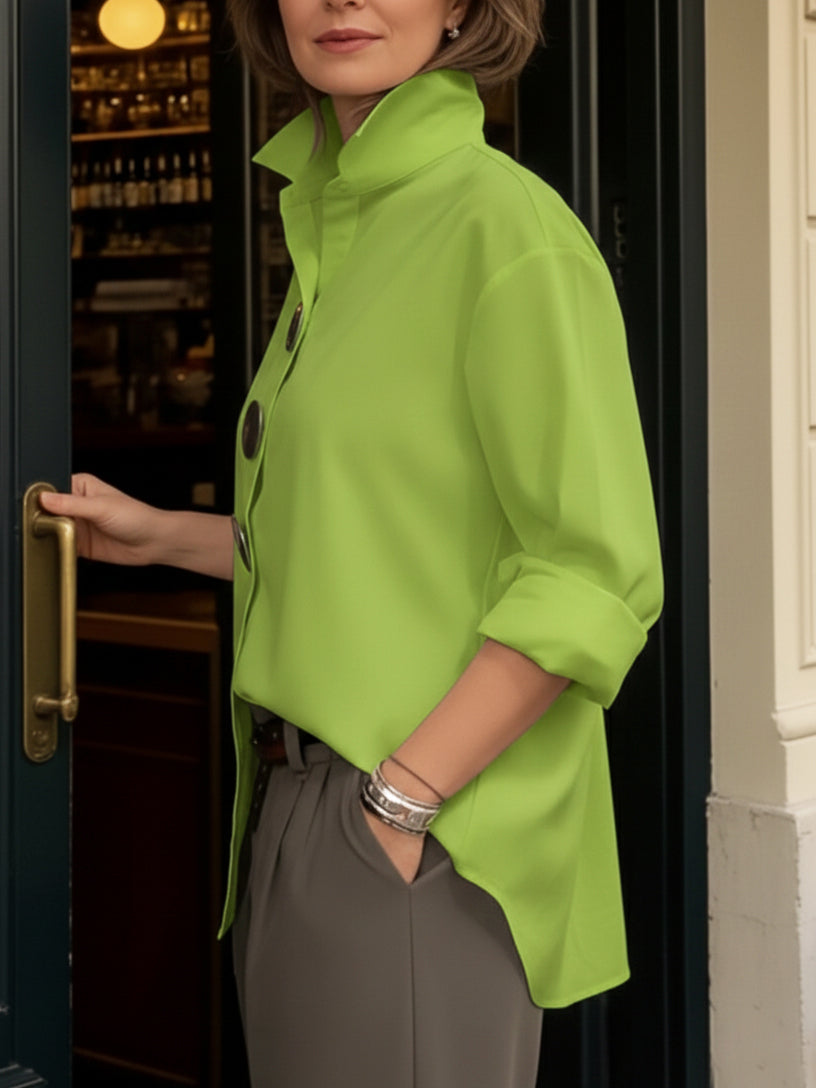 Women’s Button Collar Blouse