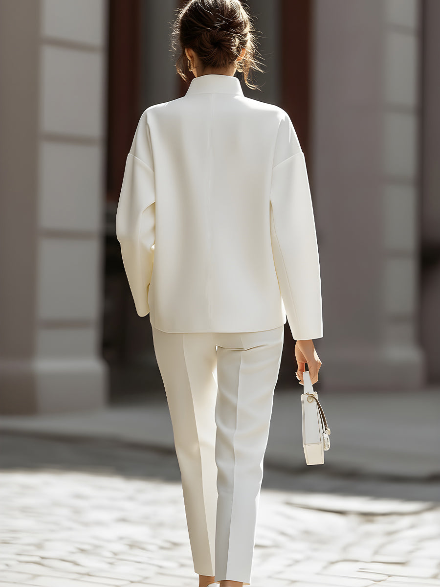 Women’s Oversized Shirt and Tailored Trousers Set