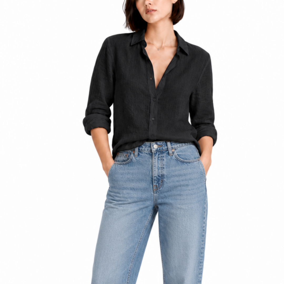 Women’s Relaxed Button-Up Shirt