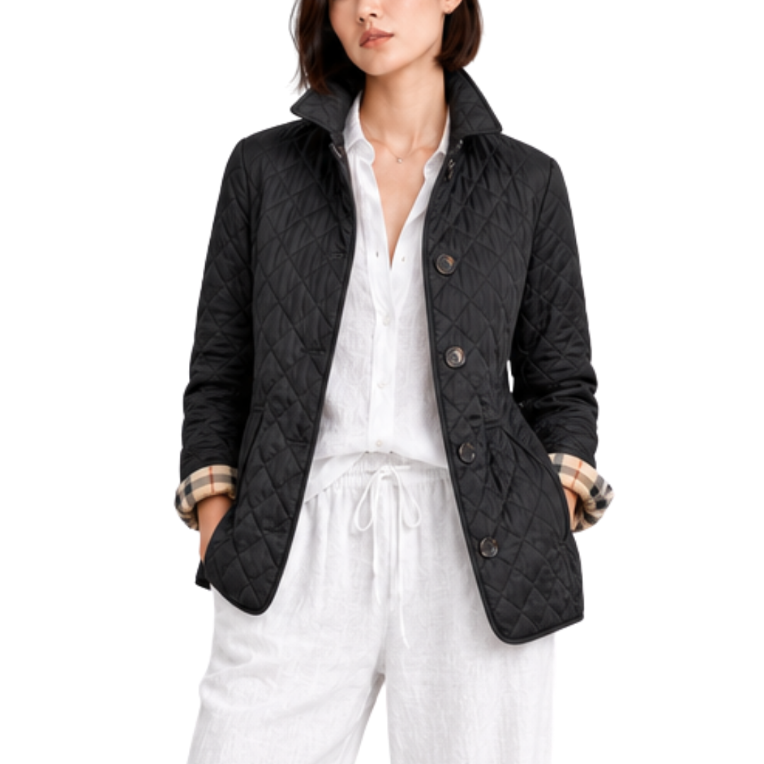 Women’s Quilted Button Jacket
