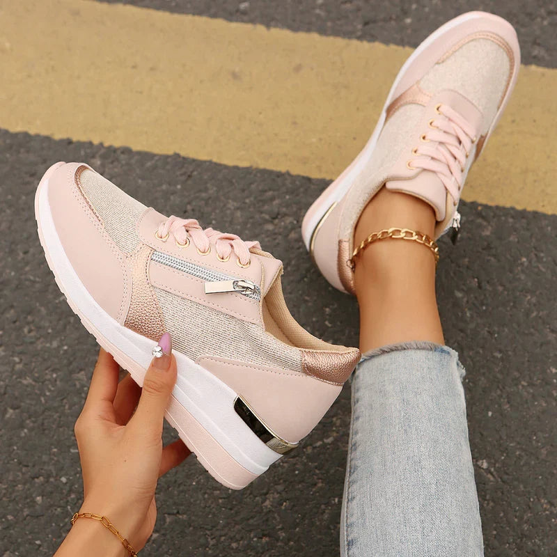 Orthopedic Metal Wedge Sneakers