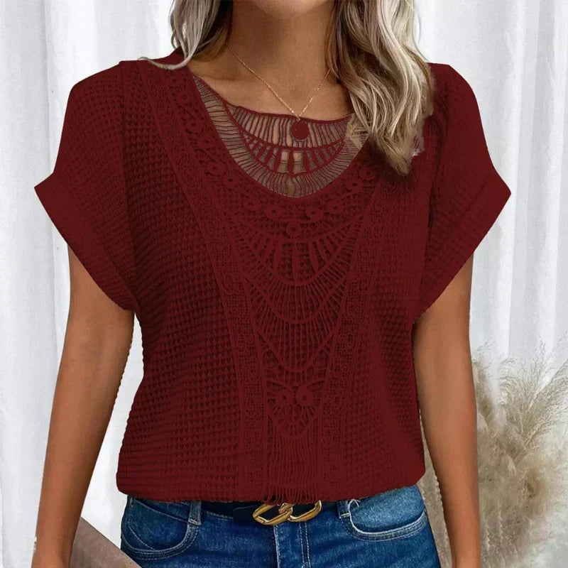 Women’s Elegant Ibiza-Style Top