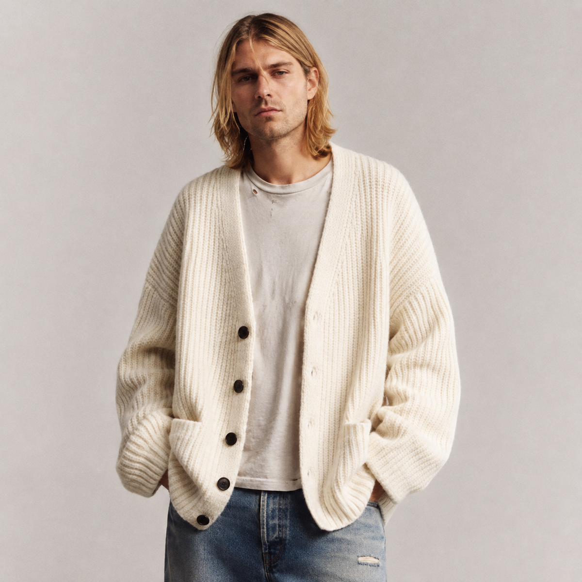 Men’s V-Neck Cardigan