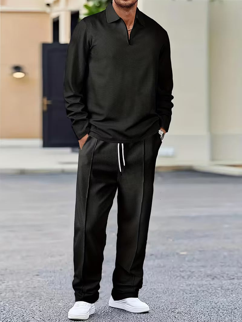 Men’s Zip Sweater and Pants Set