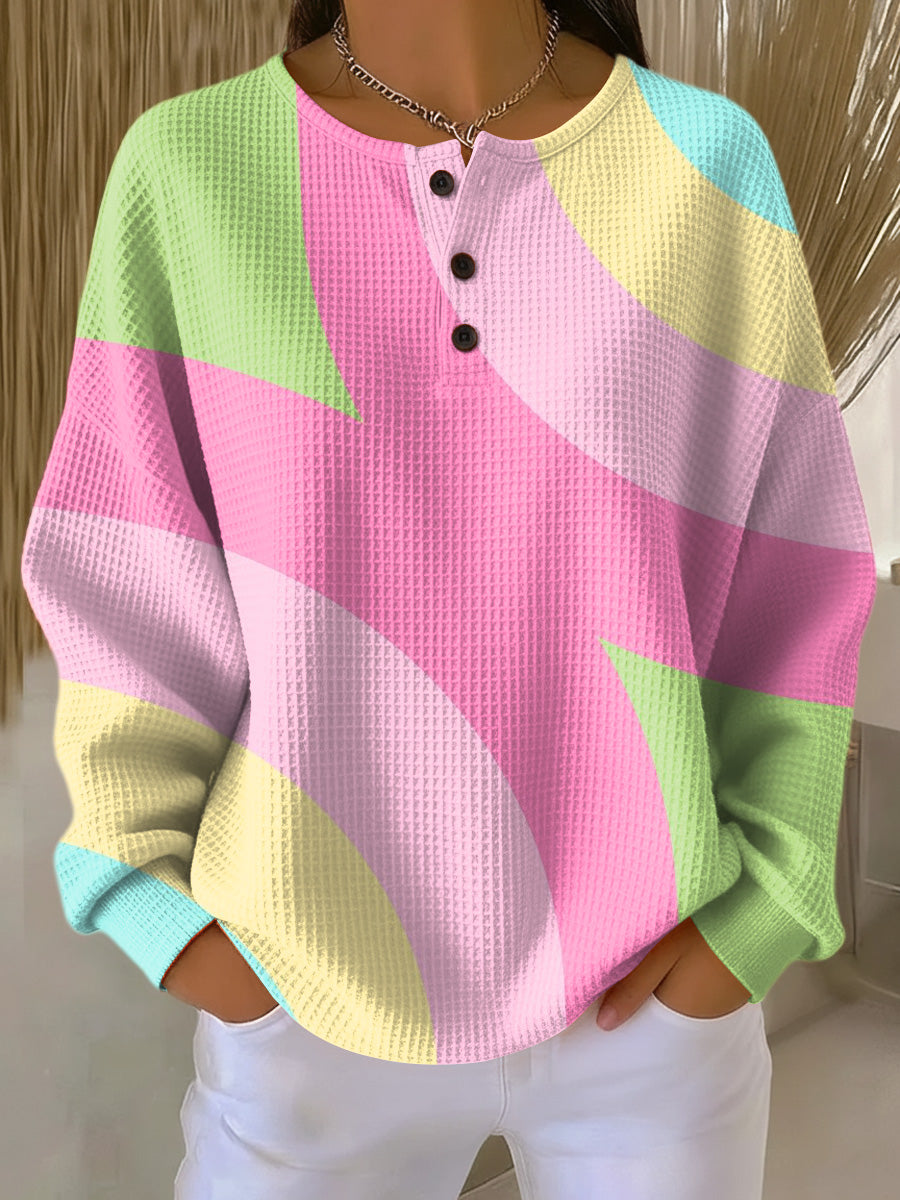 Women’s Geometric Pattern Pullover
