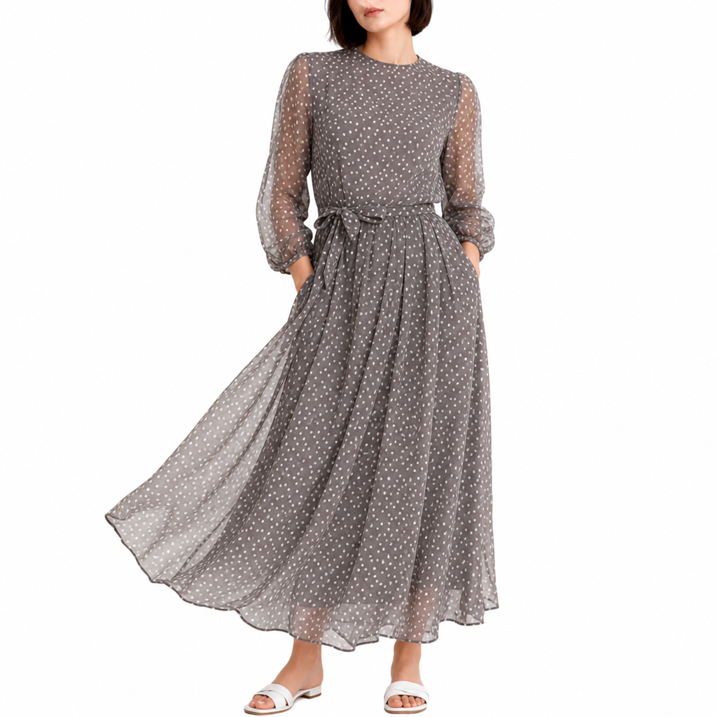 Women’s Polka Dot A-Line Dress