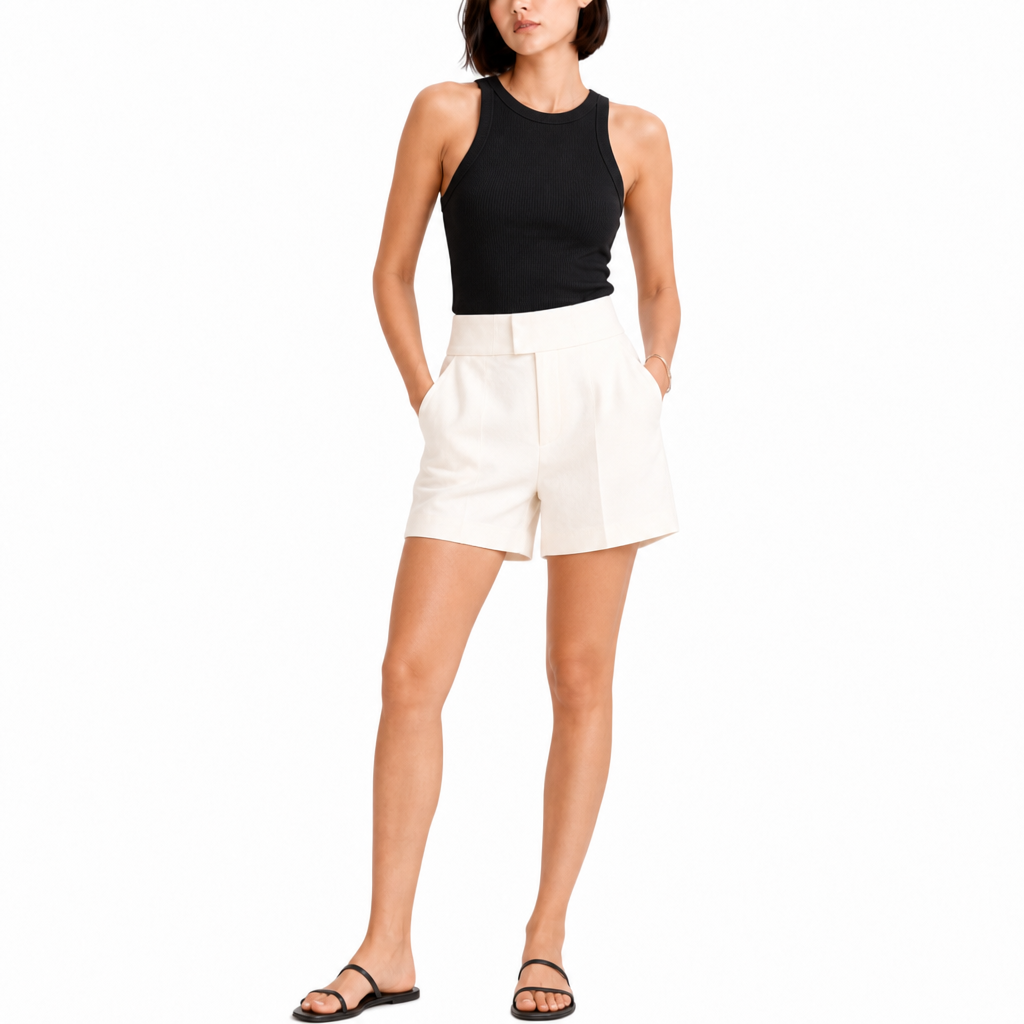 Women’s High-Waisted Pocket Shorts