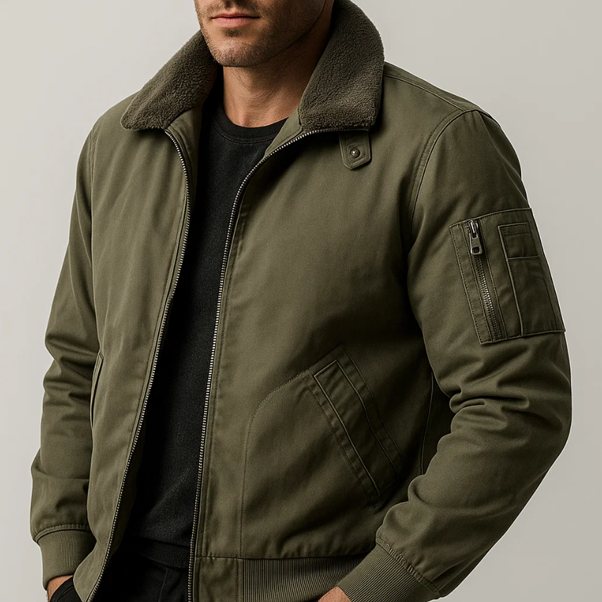 Men’s Fleece Bomber Jacket