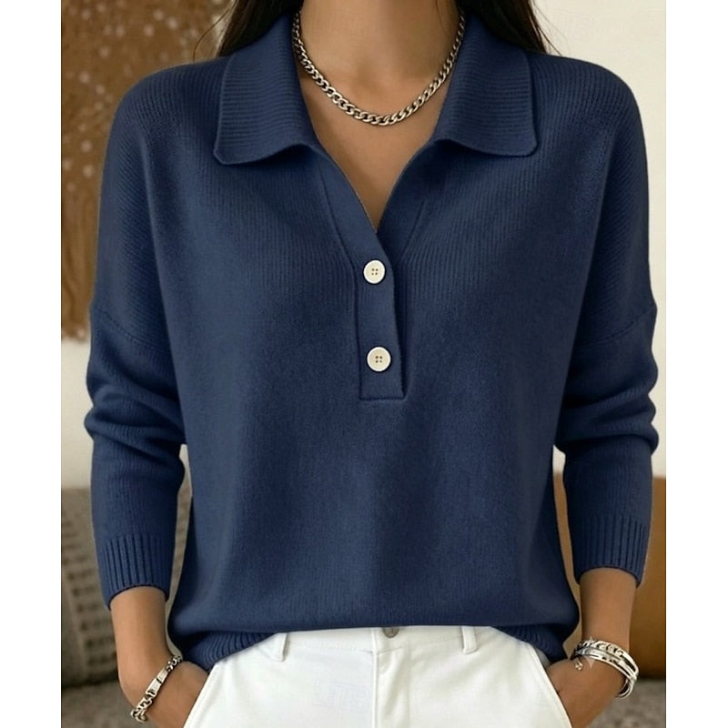 Women’s Collared Polo Jumper