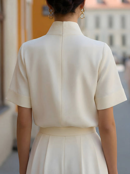 Women’s Stand Collar Blouse