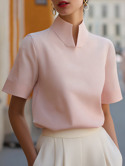 Women’s Stand Collar Blouse