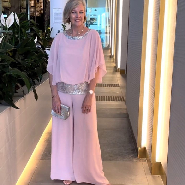 Women’s Wide-Sleeve Two-Piece Set