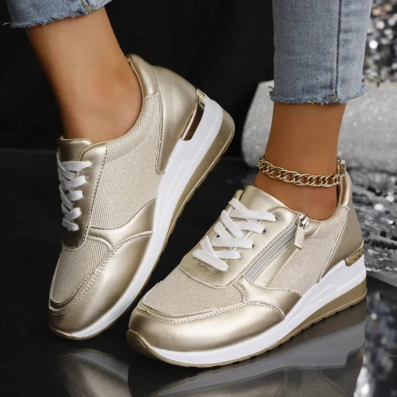Orthopedic Metal Wedge Sneakers