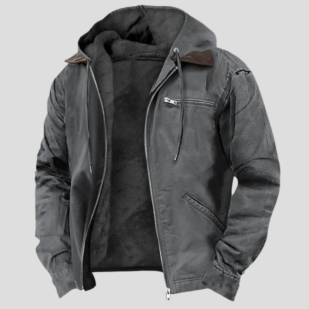 Men’s Hooded Zip-Up Jacket