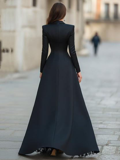 Women’s Tailored Blazer and Lace Gown Set