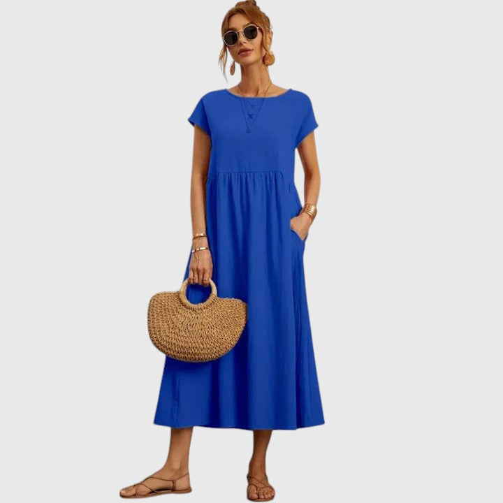 Women’s Relaxed-Fit Short-Sleeve Dress