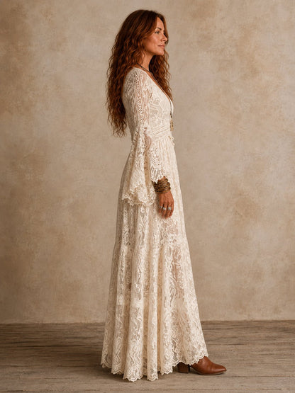 Women’s Vintage-Style Maxi Dress