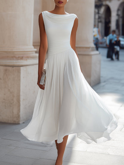 Women’s Pleated Midi Dress
