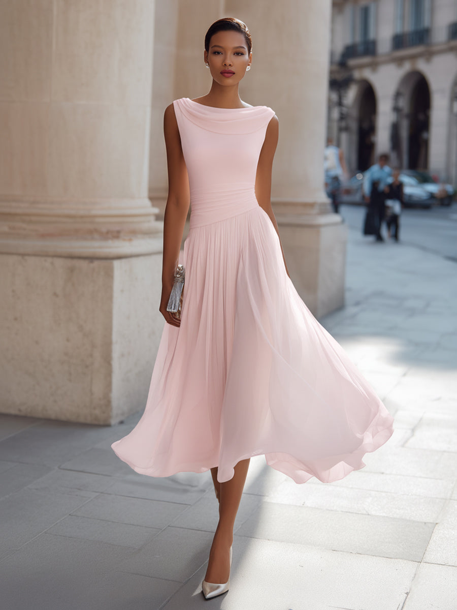 Women’s Pleated Midi Dress