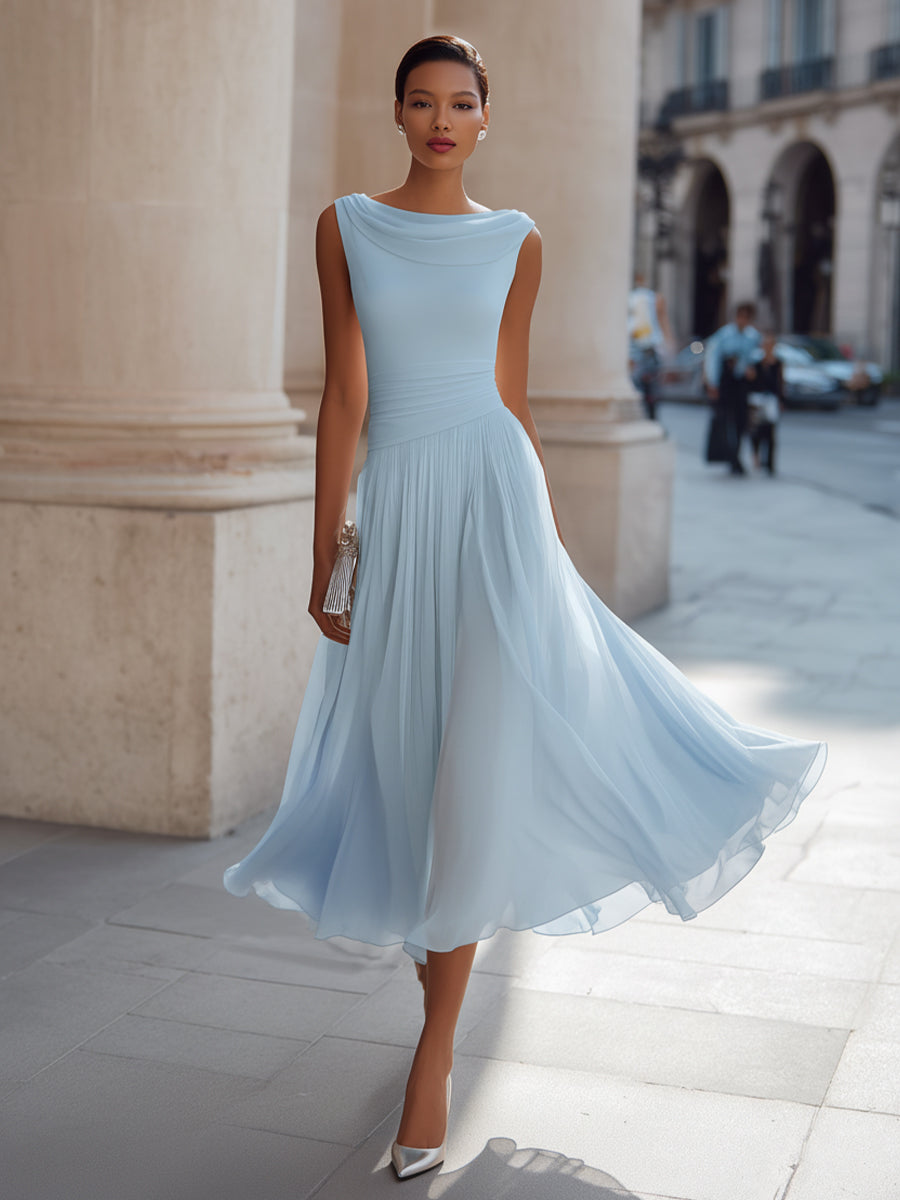 Women’s Pleated Midi Dress