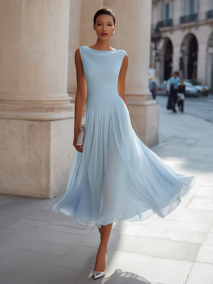 Women’s Pleated Midi Dress