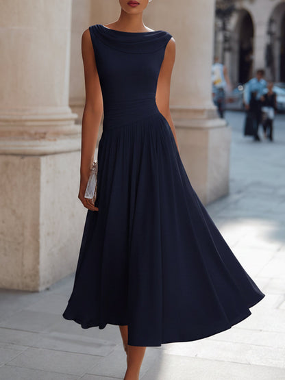 Women’s Pleated Midi Dress