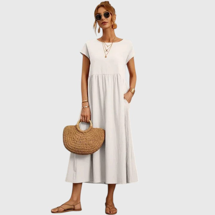 Women’s Relaxed-Fit Short-Sleeve Dress