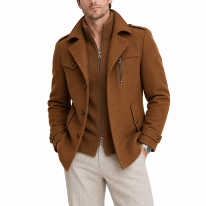 Men’s Zip-Up Overshirt Jacket
