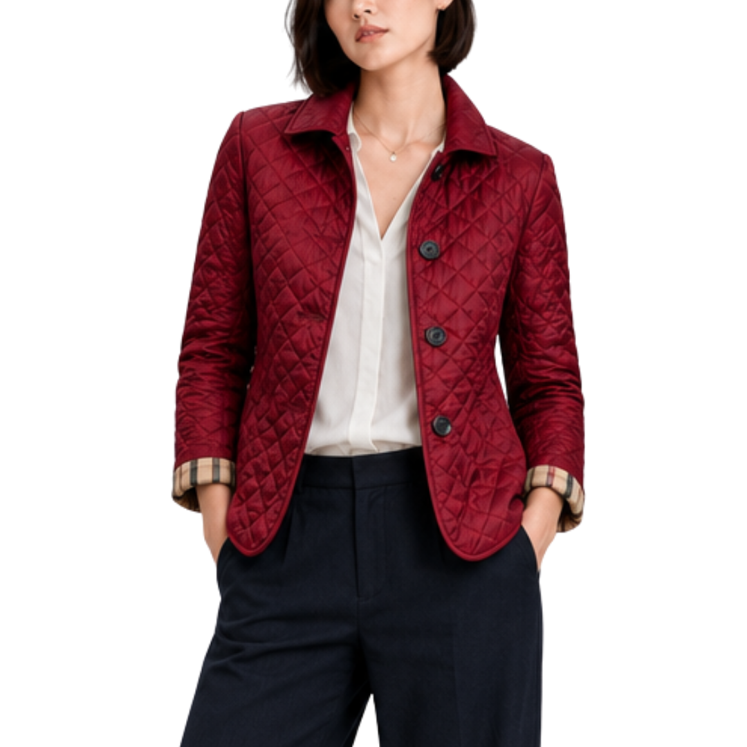 Women’s Quilted Button Jacket
