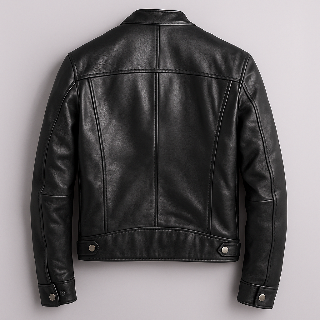 Men’s Leather Biker Jacket
