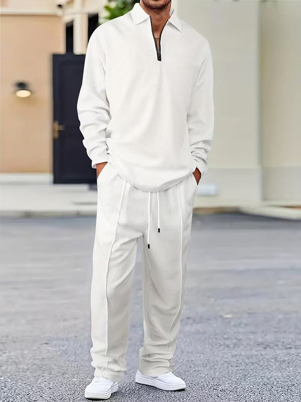 Men’s Zip Sweater and Pants Set