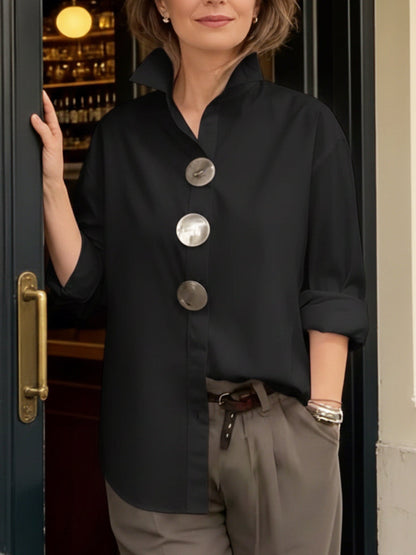 Women’s Button Collar Blouse