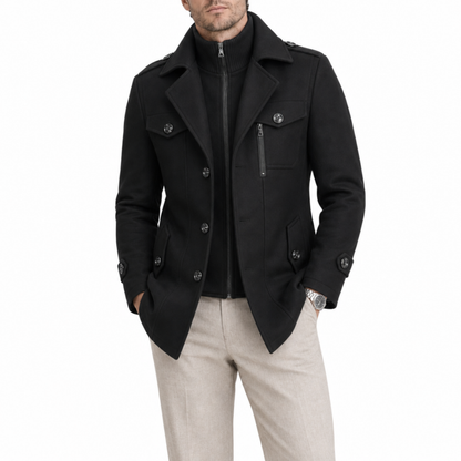 Men’s Zip-Up Overshirt Jacket