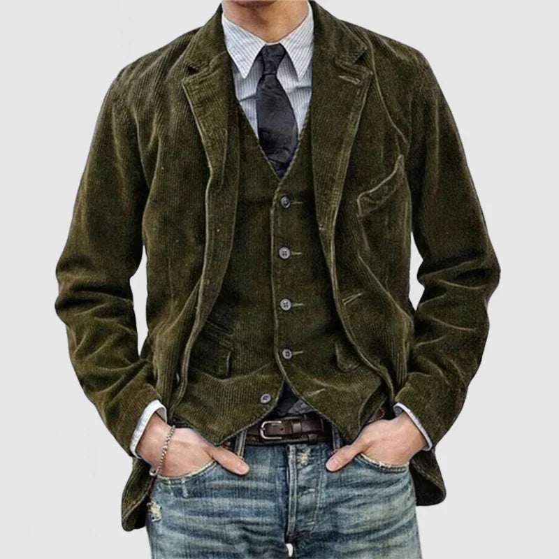 Women’s Vintage Jacket and Vest Set