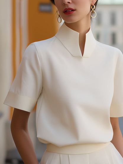 Women’s Stand Collar Blouse