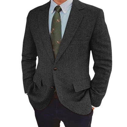 Men’s Retro Single-Breasted Jacket