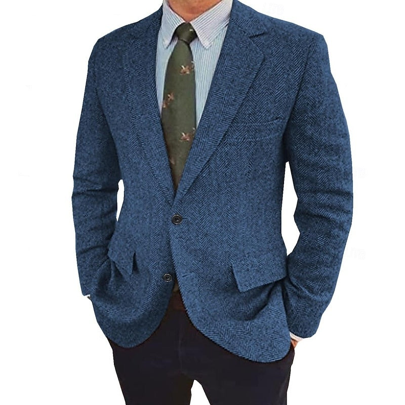 Men’s Retro Single-Breasted Jacket