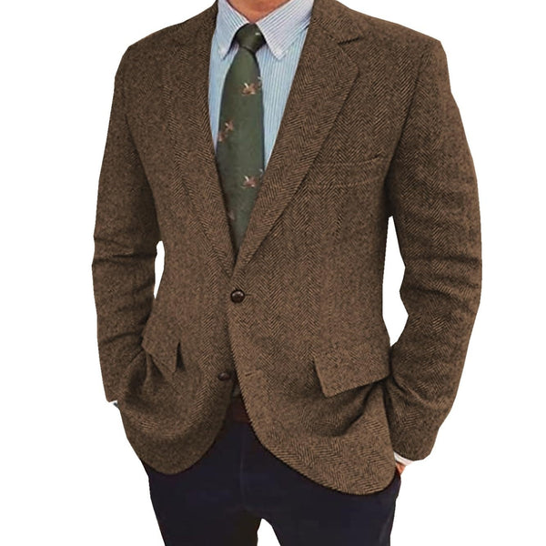 Men’s Retro Single-Breasted Jacket