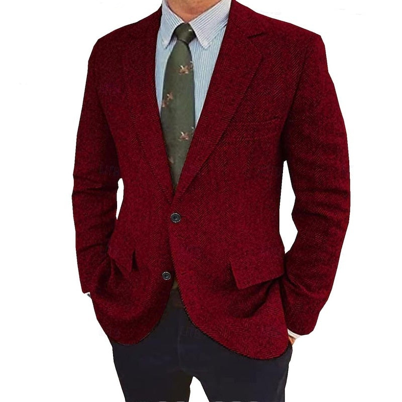 Men’s Retro Single-Breasted Jacket