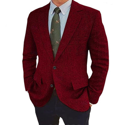 Men’s Retro Single-Breasted Jacket
