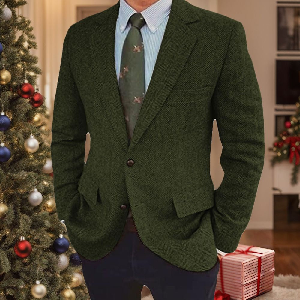 Men’s Retro Single-Breasted Jacket