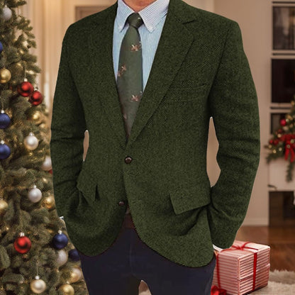 Men’s Retro Single-Breasted Jacket