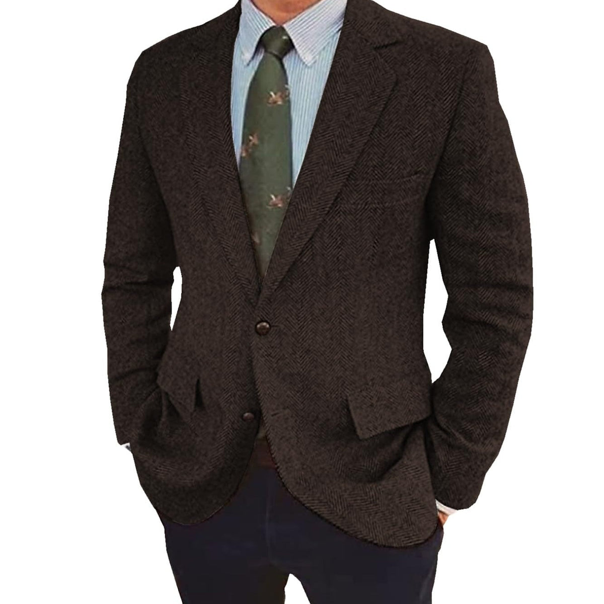 Men’s Retro Single-Breasted Jacket