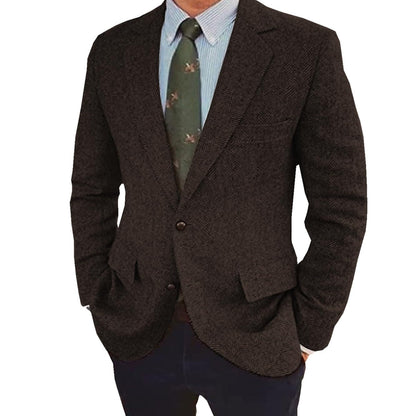 Men’s Retro Single-Breasted Jacket