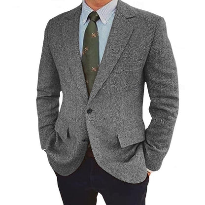 Men’s Retro Single-Breasted Jacket