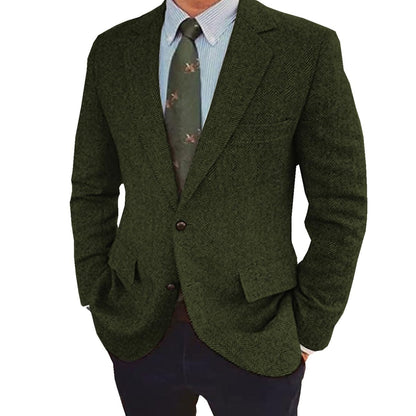 Men’s Retro Single-Breasted Jacket