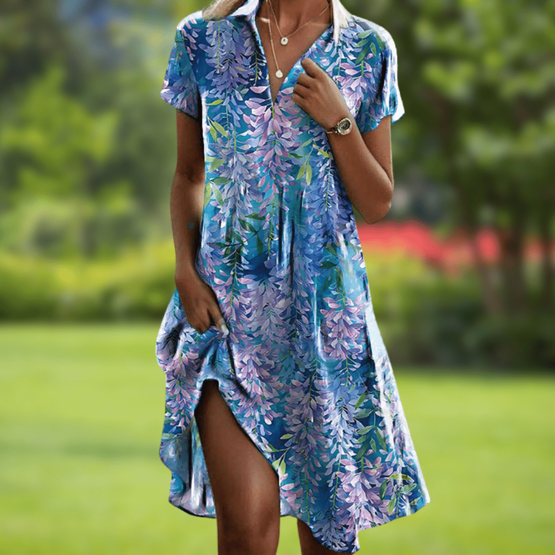 Women’s Elegant V-Neck Dress
