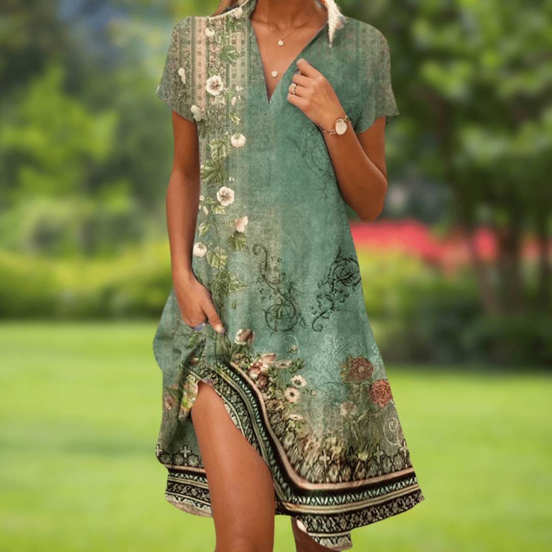 Women’s Elegant V-Neck Dress